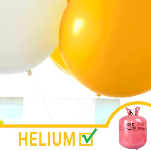 Image of PartyWoo Mustard Yellow Balloons 4pcs 36 Inch Yellow Fall Balloons for Birthday Graduation Gender Reveal Engagement Baby Shower Bee Summer Sunflower Little Cutie Lemon Party Decorations Yellow-Y10