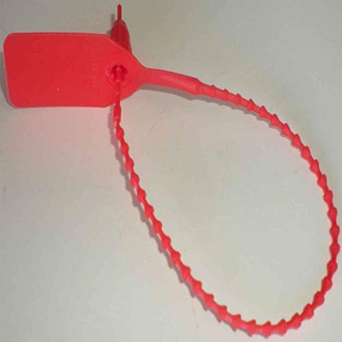 Tamper Seals 1000 - Red Tamper Seals, Zip Ties are Made for Fire Extinguishers But Work For Many Other Applications