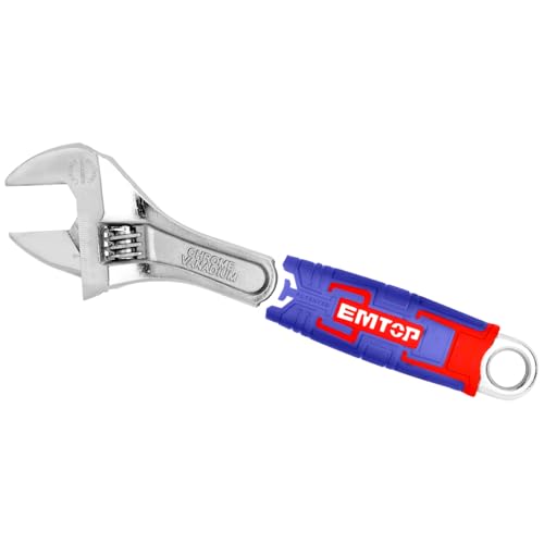 EMTOP | Llave inglesa | 250 mm | 10' | Material CR-V | Montaje Sencillo y Ajuste Preciso al Modelo Original
