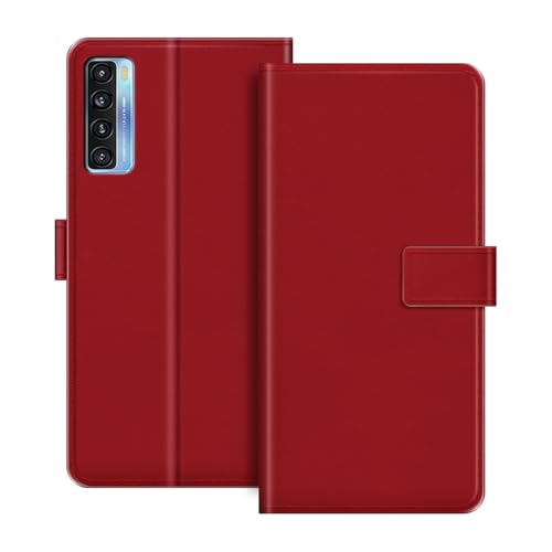 ESACMOT ���U�[�E�H���b�g�P�[�X TCL 20L+ T775H �Ƃ̌݊������� �J�[�h�z���_�[���X�^���h�t���蒠�^�P�[�X�A�}�O�l�b�g���J�A�ϏՌ��t�H���I�A�J���t���ȃf�U�C�� (��)