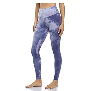 Colorfulkoala Women’s High Waisted Tie Dye Leggings Full-Length Yoga Pants (XS, Purple Tie Dye)