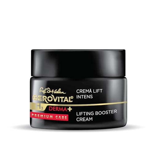 Crema de noche intensiva antiarrugas lifting, antiedad lifting, hidrata, reafirma y elastifica la piel, 50 ml, Gerovital H3 Derma+ Premium Care