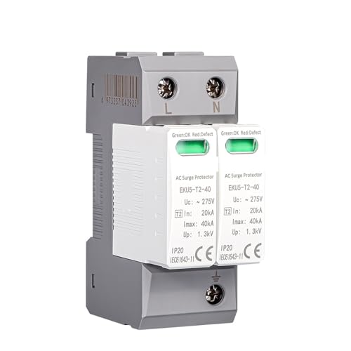 Parafoudre EKU5-T2 20KA 40kA triphasé pour tableau électrique