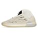 adidas Kids Boys Yeezy Quantum Lace-Up Sneakers - Mesh Upper with RPU Cage - Full-Length Boost Midsole - Knitted Elastic Collar - Rubber Outsole - Grey