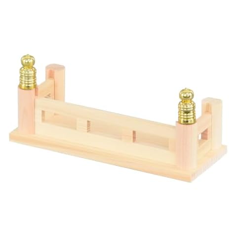 はせがわ（Hasagawa） Hasegawa Sacred Shrine-Inspired Hinoki Wood Bill Holder - Compact & Versatile with Magnetic Attachment, Compatible with Optional Altar Stand and Universal Wall Shelf Cover