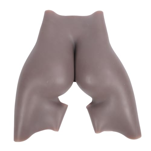 Wifehelper Silicone Butt Shapewear Enhancer, Butt Hip Lifter Panties Panties for Crossdresser Transgender Drag Queen, Thickening Control Shorts (Coffee)