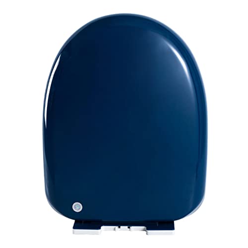 Siège de WC allongé ergonomique rigide à fermeture amortie - 2