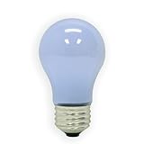 GE Lighting Reveal 48697 40-Watt Ceiling Fan Frost A15 Light Bulbs, 2-Pack, Medium Base, 2 Count