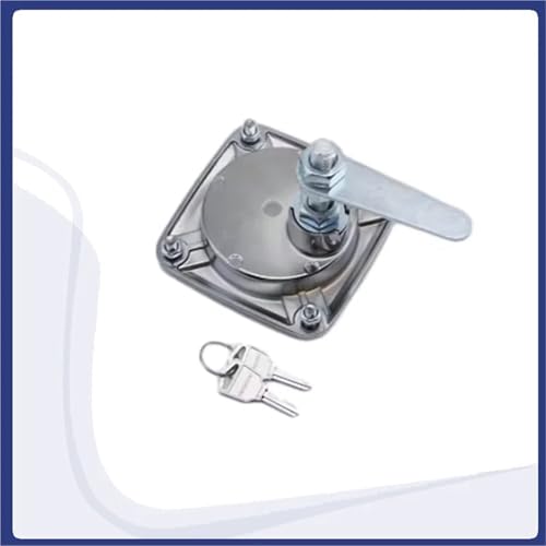 Serrure à plaque rotative pour sécuriser un conteneur d'expédition