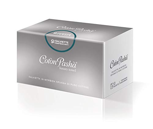 Toallitas refrescantes de rizo de puro algodón 10 piezas. Limpiadores faciales, de manos y corporales, sin alcohol ni parabenos