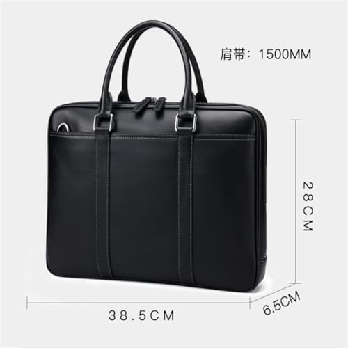 Men's Bags Business Leather Clutch Casual Briefcase Men's Single Shoulder Crossbody Handbag4