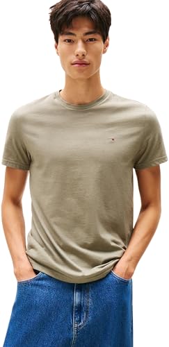 Tommy Jeans T-Shirt Manches Courtes Homme pour un Look Urbain de Saison