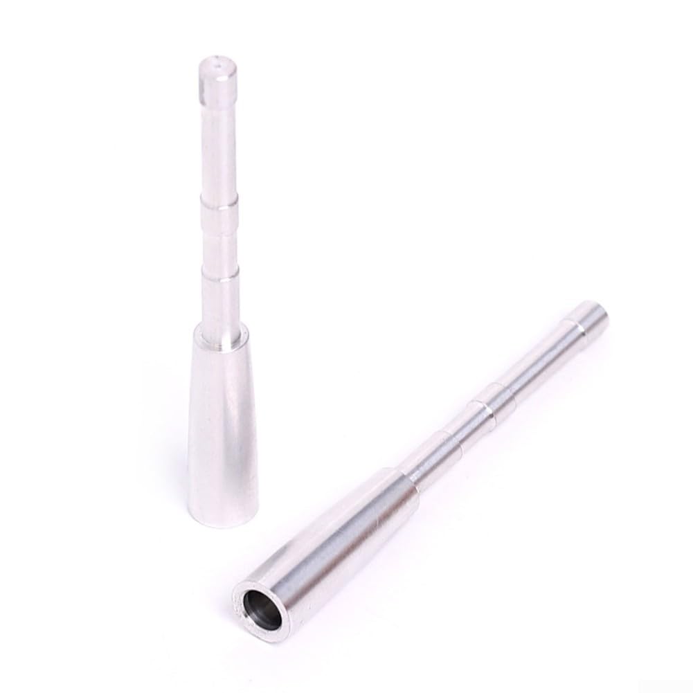 12-Pack Archery Arrow Inserts - Adapters For ID 4.2mm Shafts To Broadhead Points