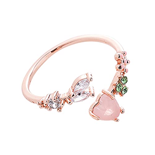 Bague rose empilable ajustable : finissez-en avec les erreurs de taille de bague