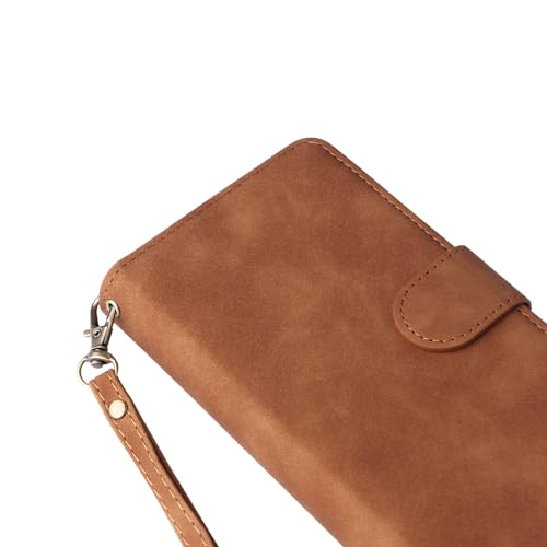 Étui portefeuille Samsung S24 avec zip noir en cuir à rabat - 7