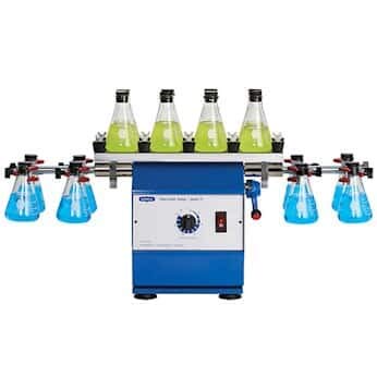 Burrell Shaker, 12 Flask-Side Arm, 8 Flask Platform, 115VAC, 60Hz