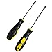 Flat Head Screwdriver Set (5 Sets in the Following Sizes Slotted Screwdriver with Magnetic Tips. Soft Ergonomic Grip from Standard or Precision Flat Screwdrivers