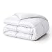 Superior Solid White Down Alternative Comforter, Duvet Insert, Medium Weight for All Season, Fluffy, Warm, Soft & Hypoallergenic - Twin/Twin XL Bed