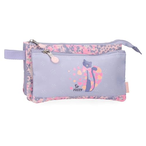 Enso So Pretty Estuche Triple Multicolor 22x12x5 cms Poliéster