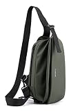 Lachero Lightweight Sling Bag for Men, Casual Daypack Multipurpose Nylon Chest Bag for Outdoor Trave