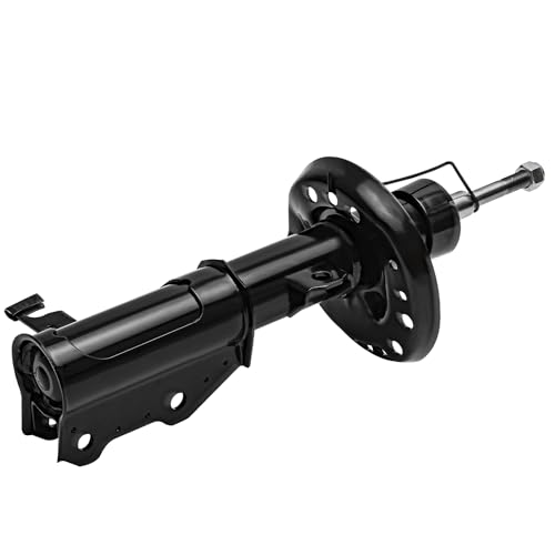 Image of Detroit Axle - Front Right Shock for 13-19 Cadillac XTS, Passenger Side Shock Assembly 2013 2014 2015 2016 2017 2018 2019 Replacement