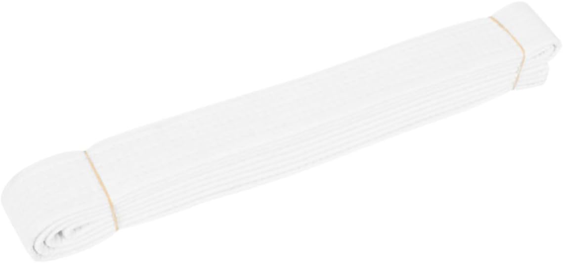 Martial Art Belt Suitable for Martial Art Level Training White Comfortable Wearing Lightweight Jute Cotton Polyester Training Waist Wrap for Karate and Jujitsu