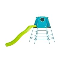 TP Toys 852S4 TP Explorer Edition Metal Climbing Frame and Slide, Blue