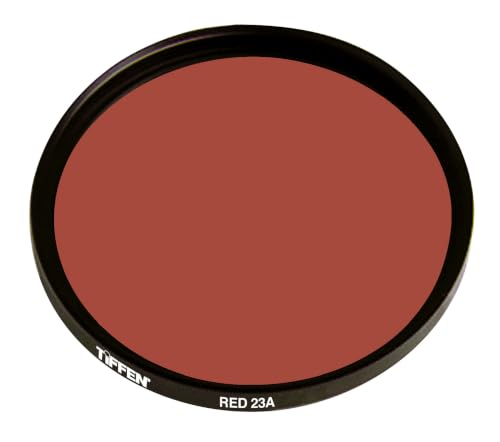 Image of Tiffen 49mm Red 23A Filter for Black & White Photogrpahy