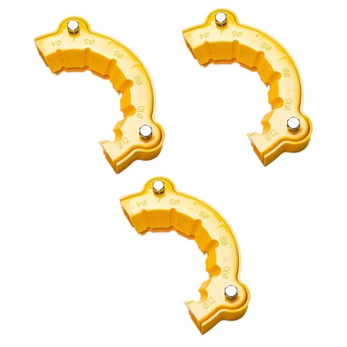 Puthernm 3 Piezas de Brocas de Molienda, Brocas Usadas, Brocas Antiguas, Amoladora, Brocas Multi-Especificaciones, Herramienta Auxiliar de Molienda y Pulido