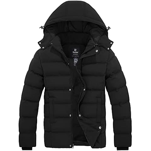 Wantdo Men's Waterproof Puffer Jacket Cover