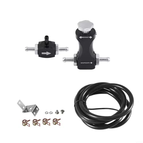 CWOQOCW Regolatore di Turbo della lega di alluminio, regolatore di spinta di turbo, con la valvola di regolazione della pressione per la turbina automobilistica (C)