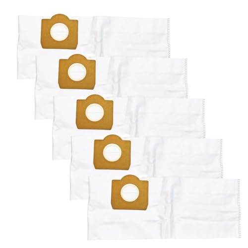LatoYard Lot de 10 sacs d'aspirateur de rechange pour Karcher modèles WD3/MV3/SE, partie 6.959-130, pour filtre polaire durable