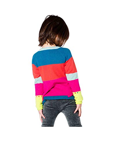 Deux par Deux Little Girls' Knit Cardigan Owl You Need is Love, Sizes 18m-63