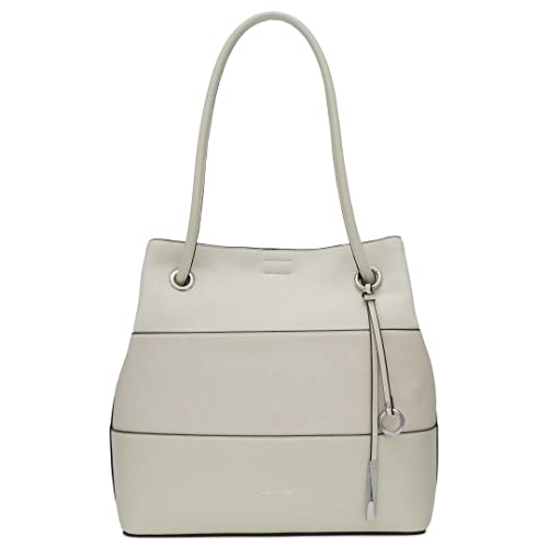 Image of Calvin Klein Gabrianna Bubble Lamb North /South Key Item Tote