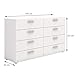 Tvilum Austin 8-Drawer Dresser, White