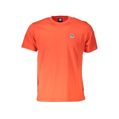 T-shirt chic en coton rouge North Sails pour homme avec logo