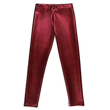 Legging Jokenpô Infantil Lamê Vinho