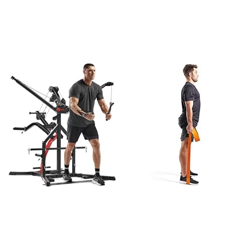 Sunny Health Fitness Power Rack - SF-HG92401 140 LB Resistance Band Bundle NO 088-140