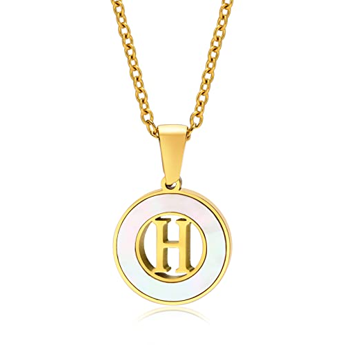Collier femme doré anglais hypoallergénique en acier inoxydable durable