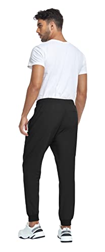 Men's Lightweight Jogger Pants Quick Dry Athletic Hiking Pants for Men with 3 Zipper Pockets3