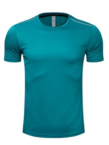 YEAHDOR Kids Boys Short Sleeve Athletic T-Shirts Soccer Jersey Quick Dry Gym Football Workout Running Tops