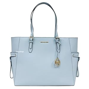 Michael Kors Gilly Large Jet Set Drawstring Top Zip Tote (Vista Blue)