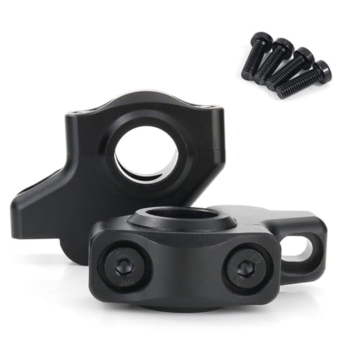 Rehausseur guidon Suzuki GSR 400 pontet de precision noir mat 22mm