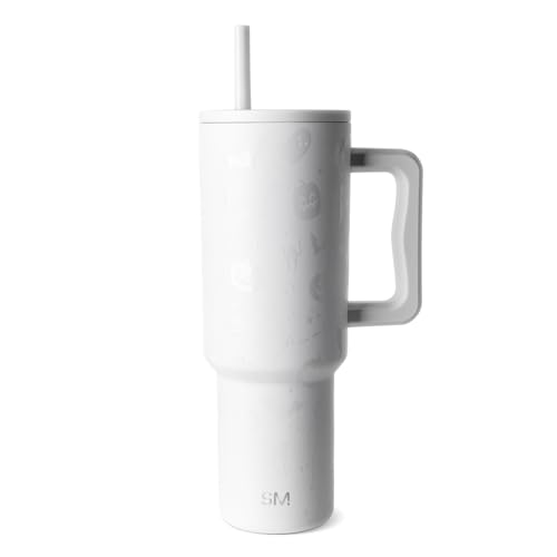 Simple Modern Halloween 40 oz Trek Tumbler with Handle and Straw Lid | Cup Holder Friendly Insulated Stainless Steel Travel Mug | Spooky Mix