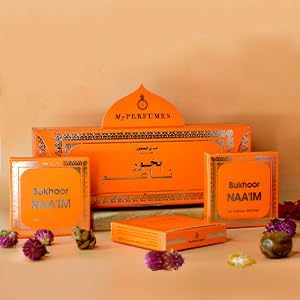 Miniatura 2 de ARABIYAT Oud Bakhoor Naaim Best árabe - Ladrillos de incienso árabe Bukhoor Exótico aroma oriental amaderado y almizclado perfecto para oración y