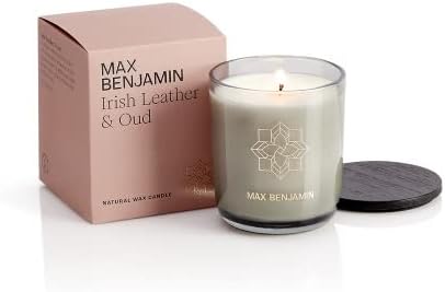 BUZZUFY Max Benjamin Scented Candle Irish Leather & Oud 210 g