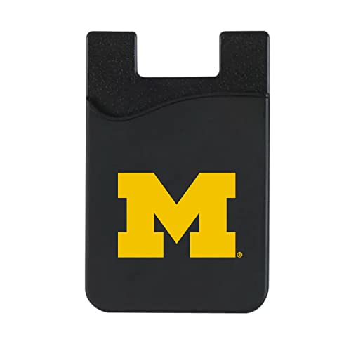 OTM Essentials University of Michigan Faux Leather Phone Wallet Sleeves Sleek Phone Wallet Case Lightweight Accessories for Phones Classic