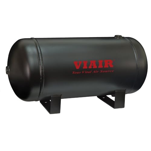 VIAIR 91050 5 Gallon 4-Port Air Reservoir Tank with 1/4 NPT Silver