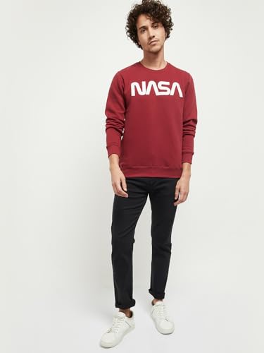 Image of Max Men's Mid Rise Washed Slim Fit Denim Jeans