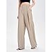 Women's Woolen Suit Pants High Waist Wide Leg Office Style Workwear Formal Fashion Business Dress Pants